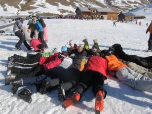 Spiel im Schnee